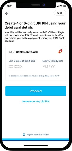 set 6 digit upi pin|Change your UPI PIN .